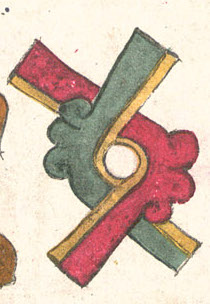 Ollin, Plate 10 of the Codex Borbonicus